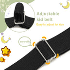 2 Pack Kids Adjustable Magnetic Belt Boys Girls Elastic Belt with Easy Magnetic Buckle