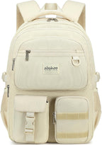 Large Heavy Duty Backpack for School College Bookbag Casual Multi Pocket Travel Backpacks