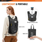 Foldable Hiking Backpack - 10L/15L Small Lightweight Daypack Breathable Travel Backpacks