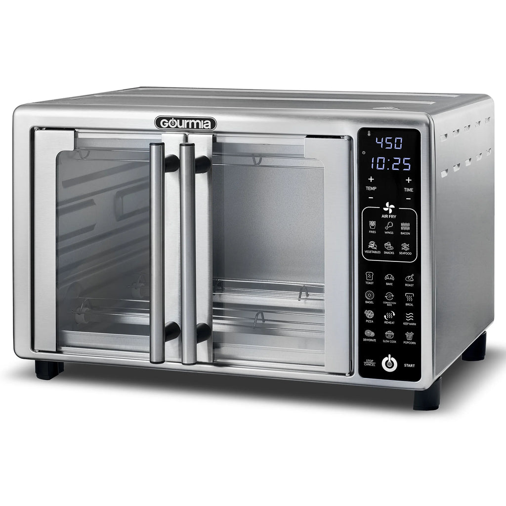 New  1700W 6-Slice Digital Toaster Oven Air Fryer with 19 One-Touch Presets, Stainless Steel