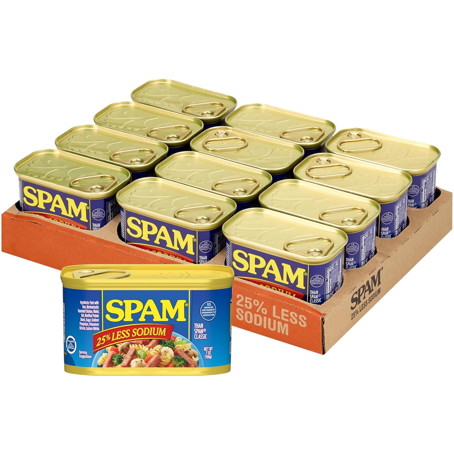 25% Less Sodium,12-Pack, 7Oz Cans