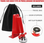Door Stoppers Security, Portable Door Lock for Travel anti Theft Door Blocker, for Home Security and Personal Protection (Built-In Alarm Device)