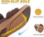 Womens Orthopedic Walking Sandals Ladies Recovery Sport Thick Athletic Cushion Outdoor Hiking Water Sandles Adjustable Strap Sandals with Comfortable Plantar Fasciitis Arch Support