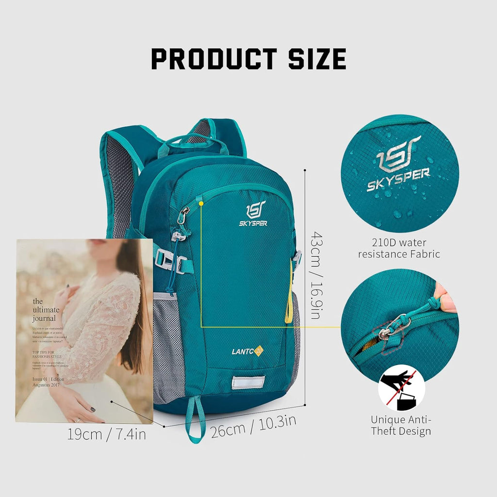 Small Hiking Backpack, 20L Lightweight Travel Backpacks Hiking Daypack for Women Men