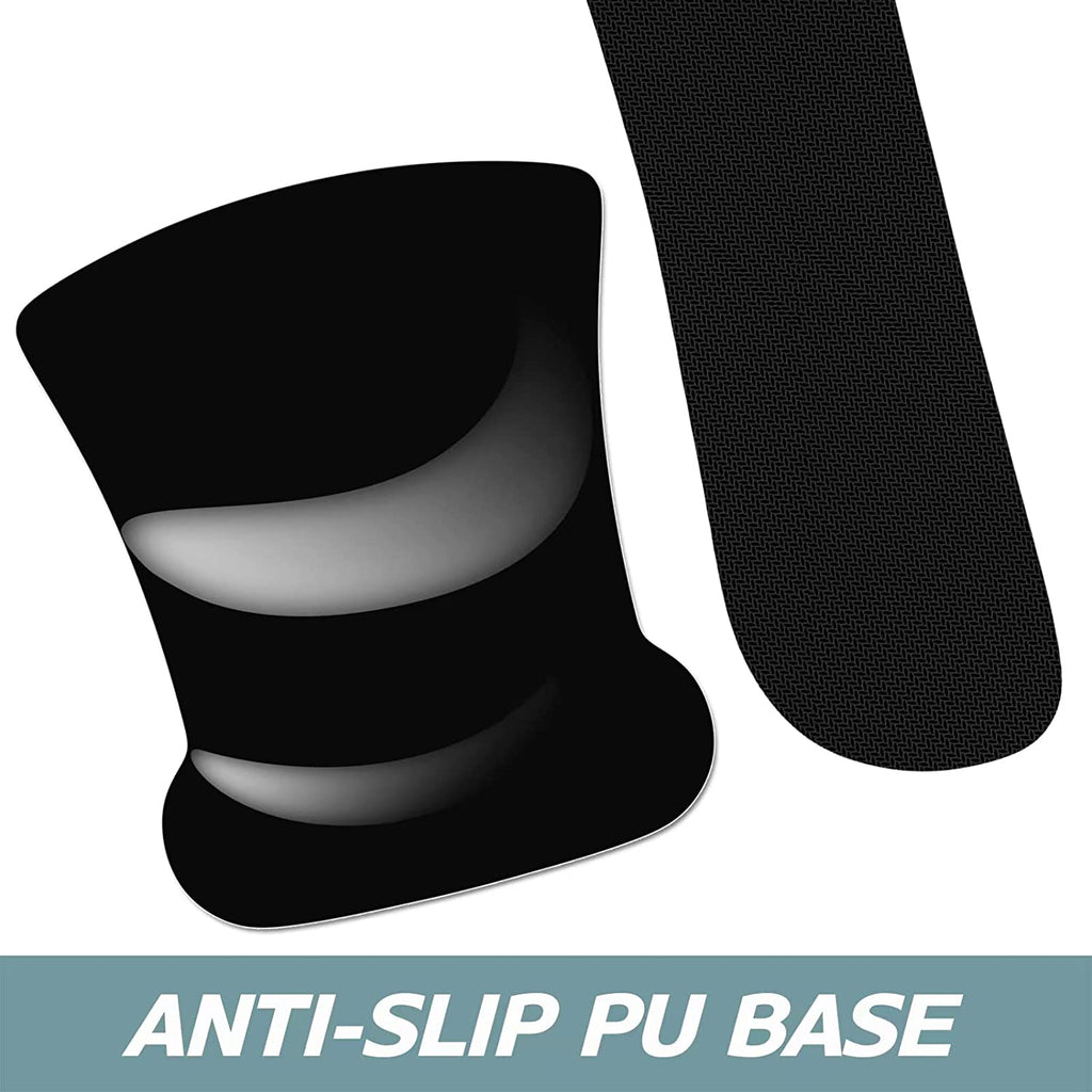Mouse Pad Wrist Support Keyboard Wrist Rest Pad Ergonomic Mousepad Non-Slip Memory Foam Keyboard Pad Easy Typing Pain Relief Perfect for PC Laptop Gaming Office, Modern Abstract Style