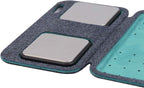 Carrying Case for Kardia Mobile EKG Monitor - Travel Kardia Case Fits in Pocket, Features Magnetic Closure to Keep Kardia Device Safe on the Go, NOT Fit Kardiamobile 6L,Dark Blue