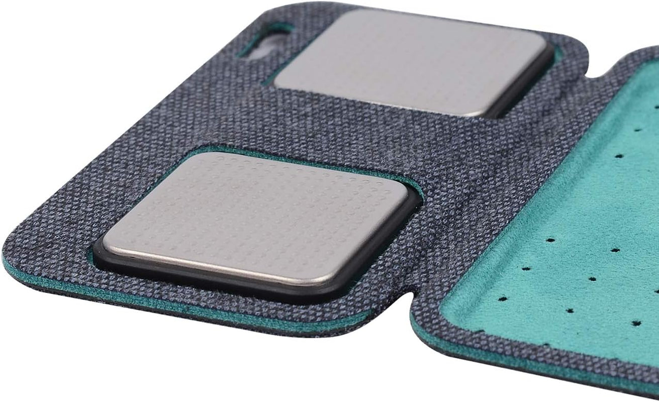 Carrying Case for Kardia Mobile EKG Monitor - Travel Kardia Case Fits in Pocket, Features Magnetic Closure to Keep Kardia Device Safe on the Go, NOT Fit Kardiamobile 6L,Dark Blue