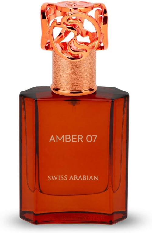 Amber 07 - Luxury Products from Dubai - Long Lasting, Addictive Personal EDP Spray Fragrance - Seductive Signature Aroma - 1.7 Oz