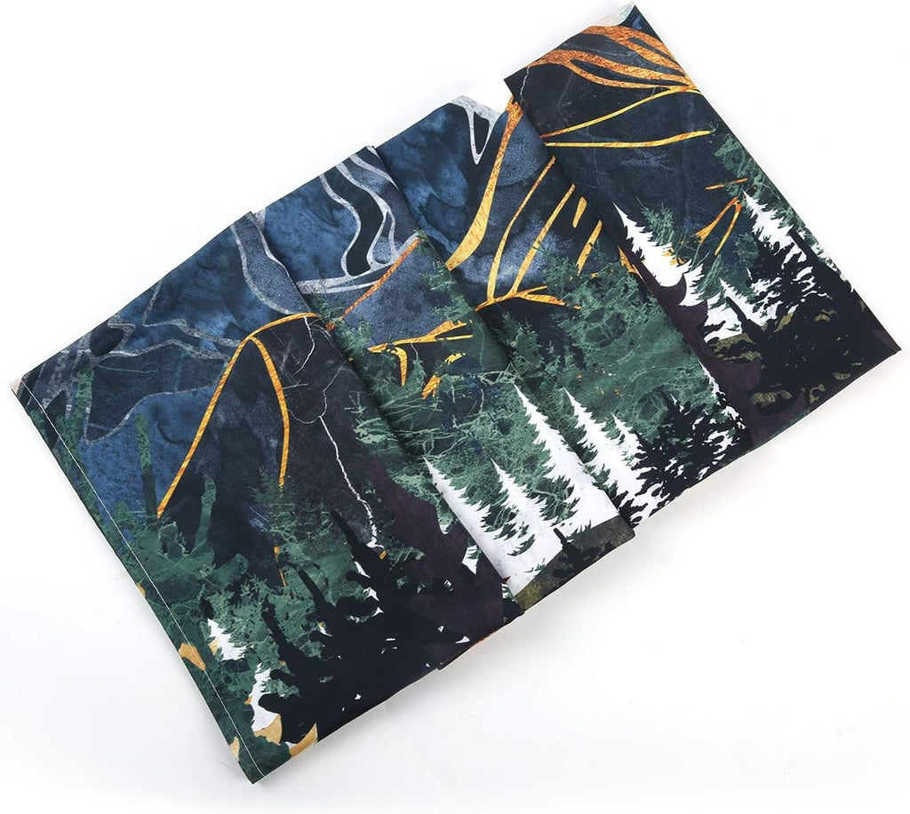 Mountain Wall Hanging Tapestry - Forest Trees Art, Sunset, Road in Nature Landscape Home Decor for Room (51.2 X 59.1 Inches)