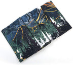 Mountain Wall Hanging Tapestry - Forest Trees Art, Sunset, Road in Nature Landscape Home Decor for Room (51.2 X 59.1 Inches)
