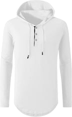Men'S S-5X Short&Long Sleeve Athletic Casual plus Size Hoodies Sport Sweatshirt Hooded T-Shirts