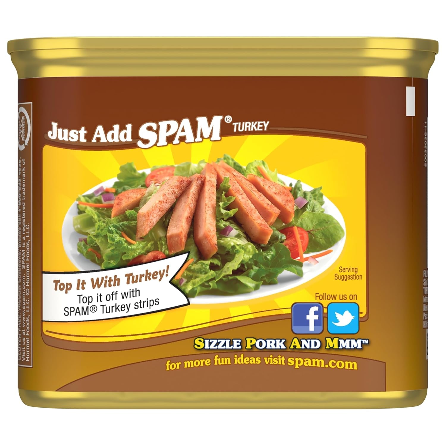 Oven Roasted Turkey, Canned Meat, 12 Oz Can, (12 Pack)