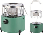 Camping Heater, 2-In-1 Portable Propane Heater & Stove, Propane with Handle, Adjsutable Vents and Removable Flames for Camping Fishing Hiking Hunting, Tent For