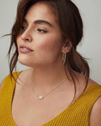 Kendra Scott Elisa Pendant Necklace for Women, Fashion Jewelry, 14K Gold-Plated