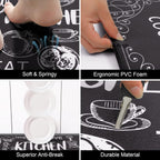 anti Fatigue Kitchen Rugs Set of 2, Cushioned Kitchen Mats for Floor | Non Slip Farmhouse Kitchen Rug and Runner Set, Waterproof Comfort Kitchen Floor Mat Carpet for Sink, Standing Desk, Laundry