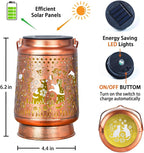 Cat Lover Gifts for Mom Women Gift Cat Solar Lantern Outdoor Birthaday Gifts for Mom Metal Decorative Lanterns for Yard Patio Lawn Solar Garden Decor