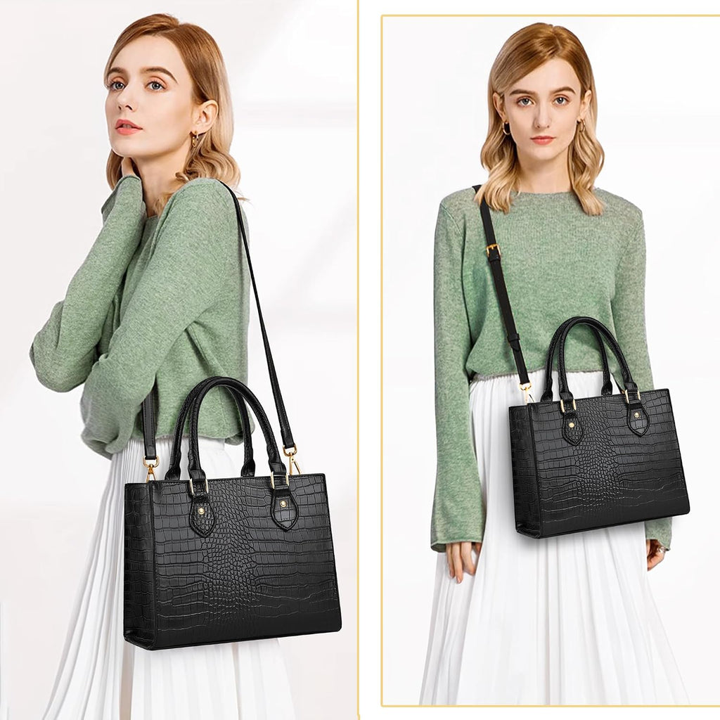 Crossbody Purses and Handbags for Women PU Leather Tote Top Handle Satchel Shoulder Bags