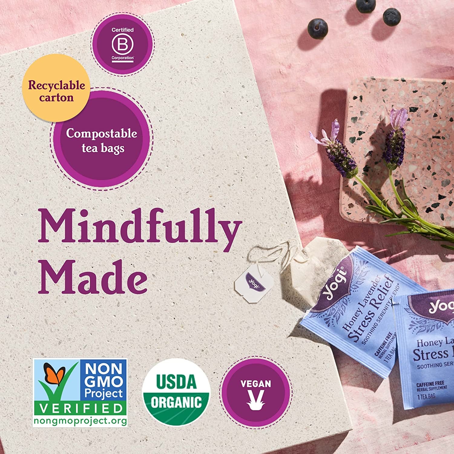 Tea Ginger Tea - 16 Tea Bags per Pack (4 Packs) - Organic Ginger Tea Bags - Digestive Support Tea - Includes Ginger Root, Lemongrass, Licorice Root, Peppermint Leaf & Black Pepper