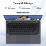 Laptop Computer, Pentium Gold up to 3.4Ghz (Beats Pentium, Celeron), Type-C PD, HDMI, USB 3.2, TF Card Slot, 14" FHD IPS, 8GB RAM, 128GB SSD, up to 2TB, Laptop for Student, Business, Office