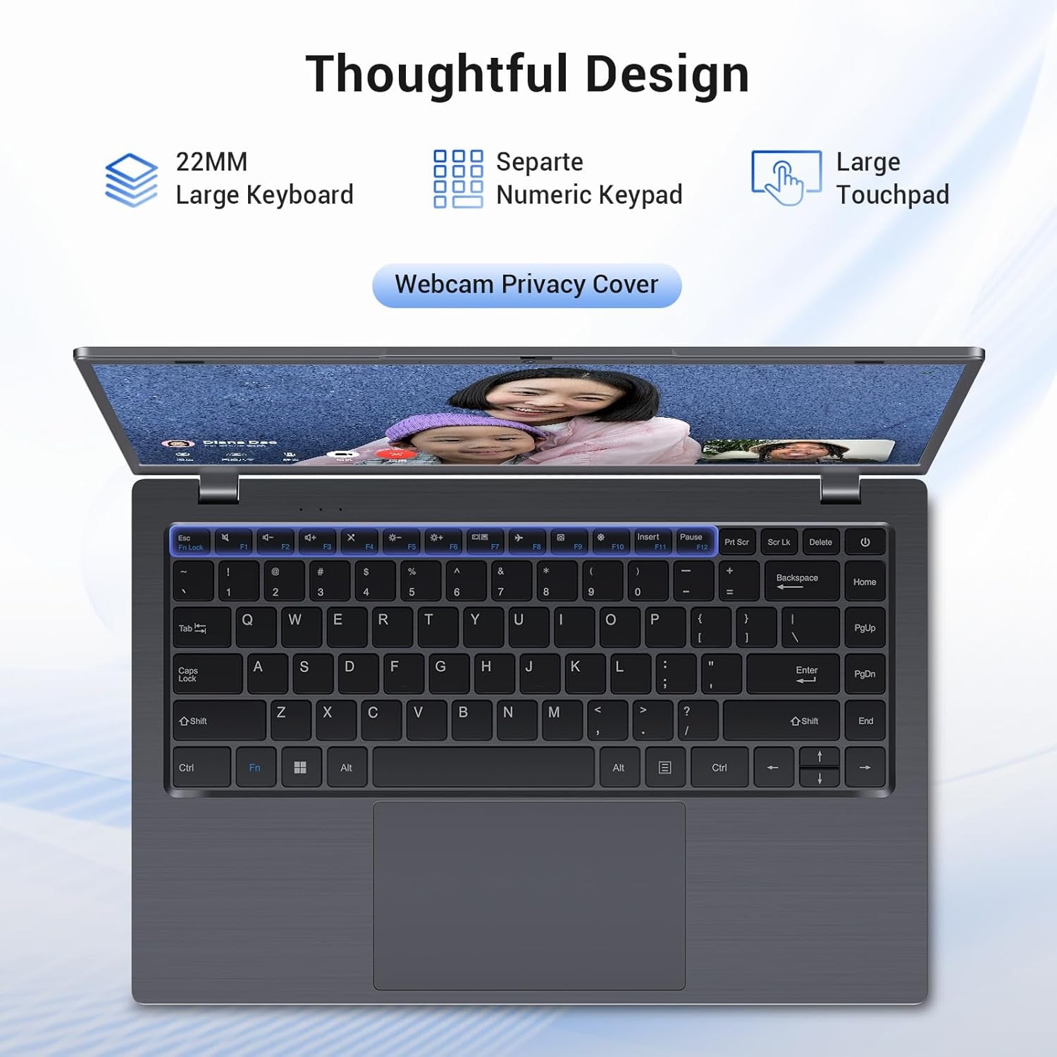 Laptop Computer, Pentium Gold up to 3.4Ghz (Beats Pentium, Celeron), Type-C PD, HDMI, USB 3.2, TF Card Slot, 14" FHD IPS, 8GB RAM, 128GB SSD, up to 2TB, Laptop for Student, Business, Office