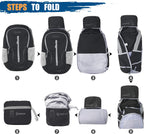 Lightweight Packable Backpack 25L | Foldable Hiking Backpacks Water Resistant Small Folding Daypack for Travel