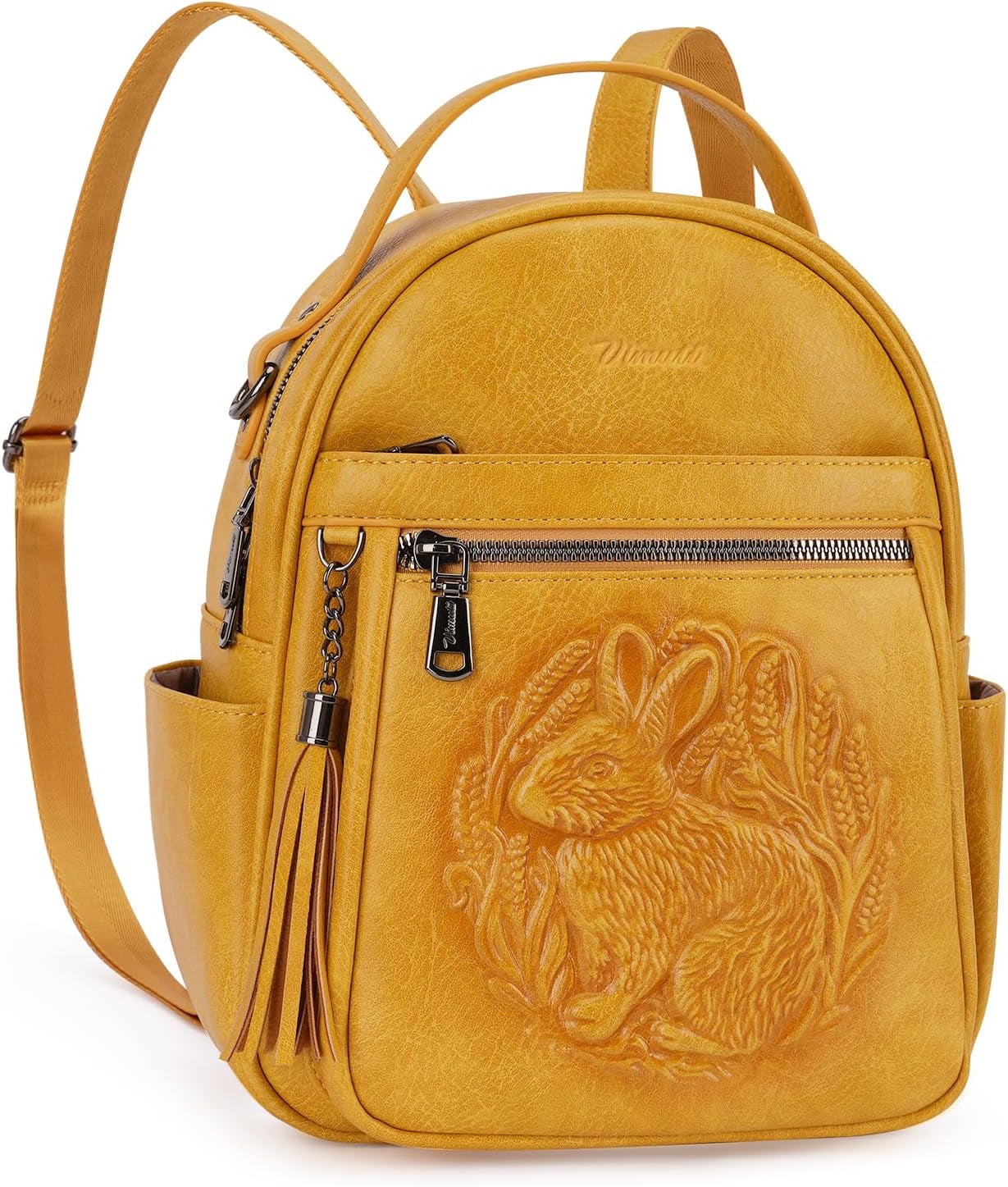 Mini Backpack Purse for Women,Vegan Leather Small Backpack for Daily | Embossed Lightweight Water-Resistance Travel Mini Fashion Daypack Bag,Ladies Casual Backpack Purse Gift Choice for Women