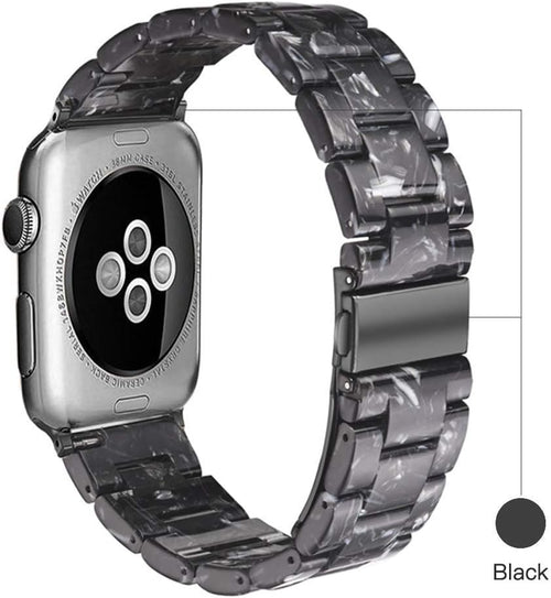 Apple Watch Bands-Fashion Lightweight Resin Iwatch Bands for Women Men 38Mm/40Mm/41Mm/42Mm(Series 11 10), 49Mm/46Mm/45Mm/44Mm/42Mm(S 3 2 1), Compatible with Apple Watch Series 11 SE 10 9 8 7 6 5 4 3 Ultra