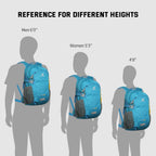Small Hiking Backpack, 20L Lightweight Travel Backpacks Hiking Daypack for Women Men