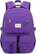 Large Heavy Duty Backpack for School College Bookbag Casual Multi Pocket Travel Backpacks