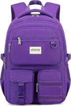 Large Heavy Duty Backpack for School College Bookbag Casual Multi Pocket Travel Backpacks