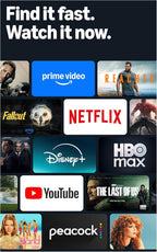 Fire TV Stick 4K plus (Newest Model) with Ai-Powered Fire TV Search, Wi-Fi 6, Stream Hundreds of Thousands of Movies and Shows, Free & Live TV, Find Shows Faster with Alexa+