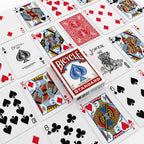 Rider Back Playing Cards 12 Pack Poker Size Standard Index | Air Cushion Finish for Smooth Shuffling, Made in USA, 6 Red and 6 Blue Decks, Ideal for Poker and Blackjack