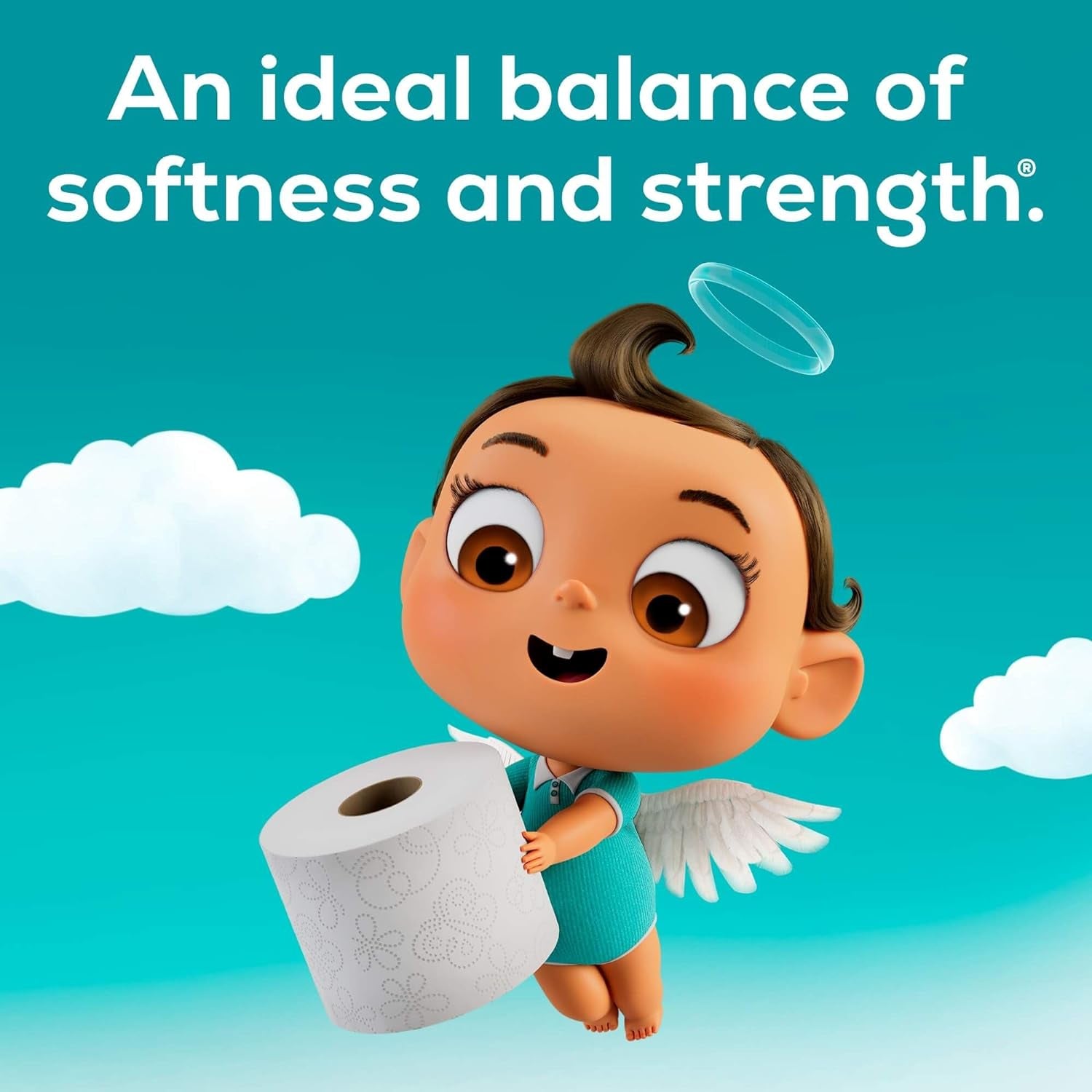 Toilet Paper, 48 Mega Rolls = 192 Regular Rolls, Soft and Strong Toilet Tissue