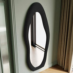 Climenhaga Full Length Mirror Wavy Mirror Floor Mirror