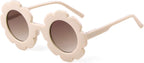 Sunglasses for Kids round Flower Cute Glasses UV 400 Protection Children Girl Boy Gifts