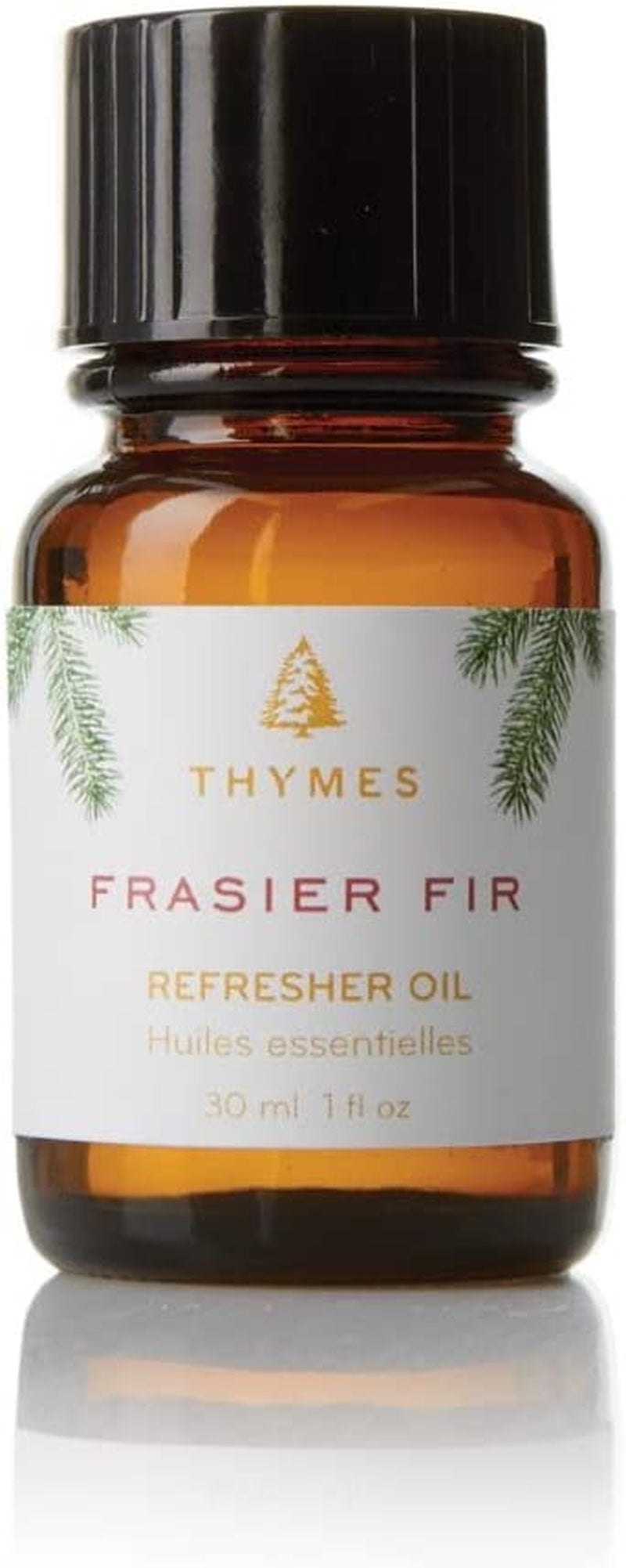 Thymes Frasier Fir Fragrant Refresher Oil - Aromatherapy Oil - Long Lasting Scent (1 Fl Oz)