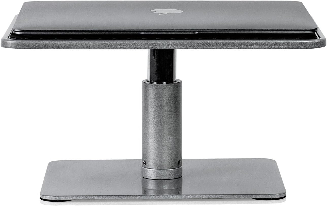 Adjustable Height Laptop Stand for Macbook Pro, Ergonomic Desk Riser for 11-15 Inch Laptops and 24-32 Inch Monitors