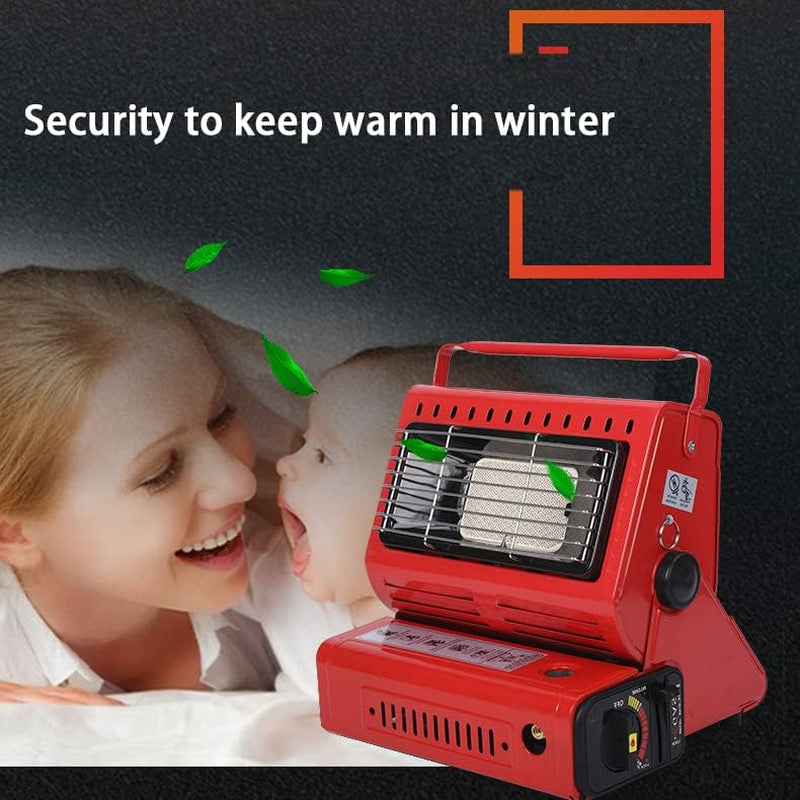 Outdoor Camping Emergency Butane Heater Double Coherent Heat Source Survival Tools for RV Tent