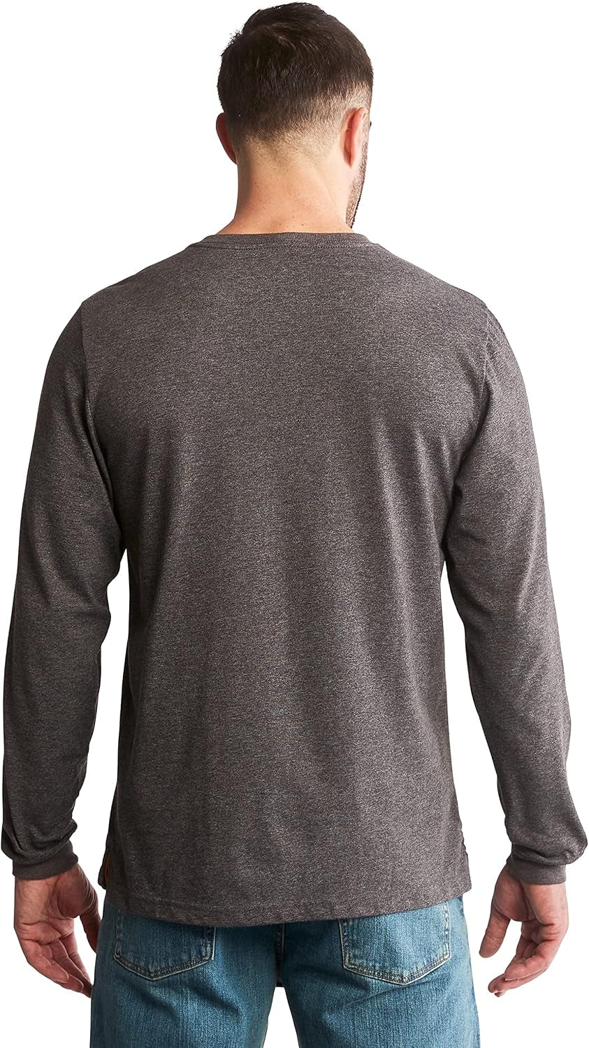 Base Plate Blended Long Sleeve T-Shirt with Logo