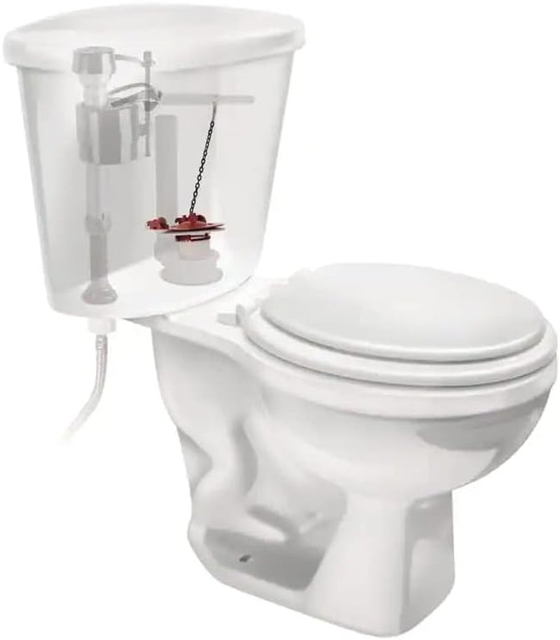 5403 Universal 3-Inch Toilet Flapper, Water Saving | Silicone Seal Lasts up to 10X Longer, Adjustable Dial Saves Water, Kink-Free Chain, Resists Chlorine and Hard Water