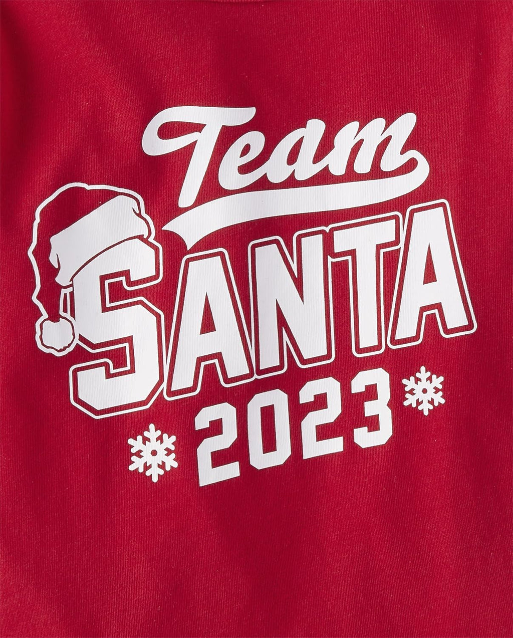 Unisex-Baby and Newborn Long Sleeve Graphic Bodysuit Santa Red 12-18 Months