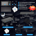 Stream 14" HD Brightview Laptop, Intel Celeron N150, 16GB RAM, 288GB Storage (128GB UFS + 160GB Docking Station Set), Intel UHD Graphics, 720P Webcam, Wi-Fi, 1 Year Office 365, Win 11 S, Gold