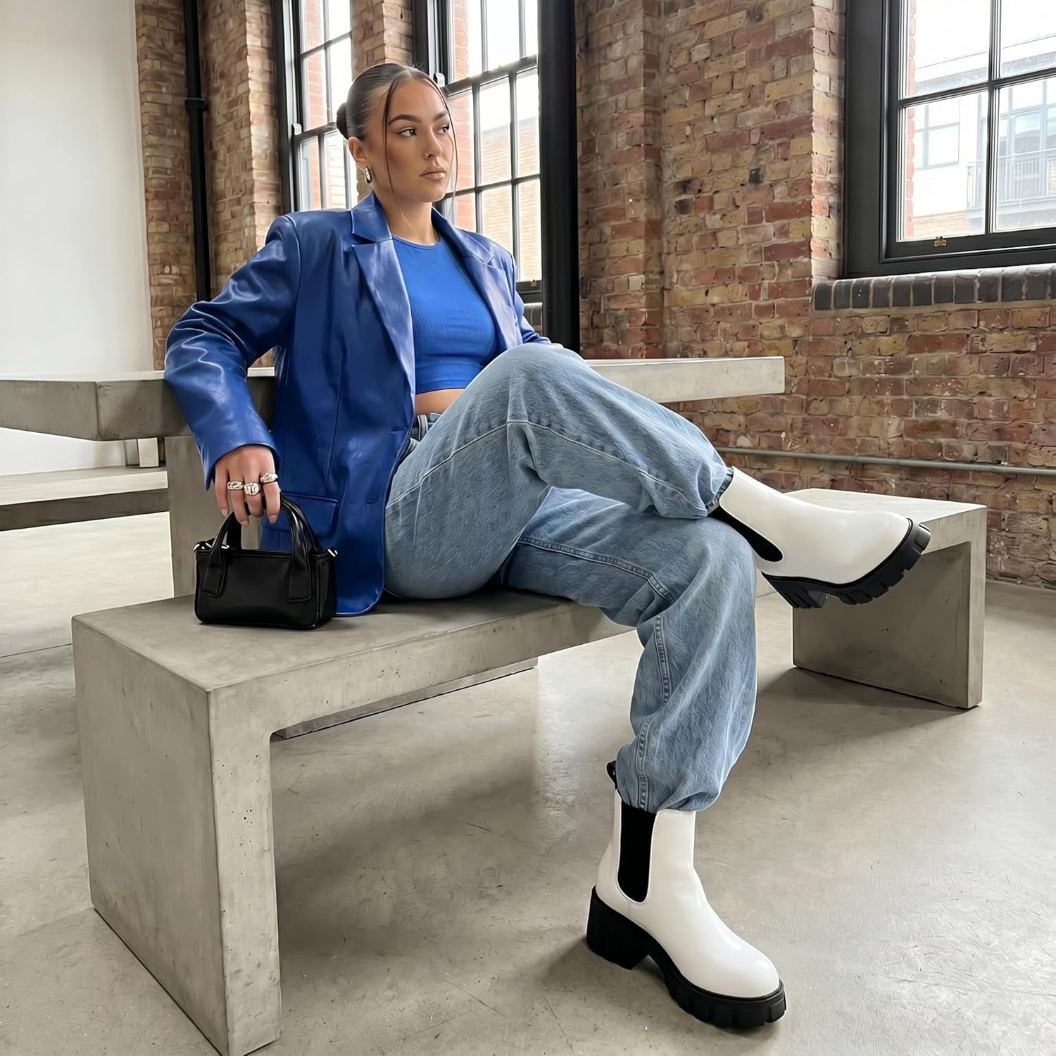 Women'S Sasha Slip on Chelsea Boot +Memory Foam