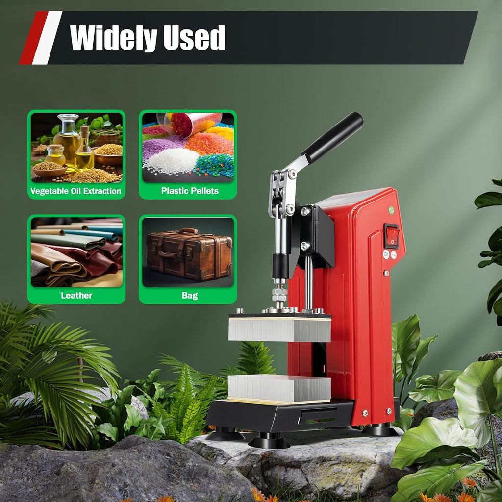 Heat Press Machine 900W Mini Manual Heat Presser Heavy Duty Hot Press Stamping