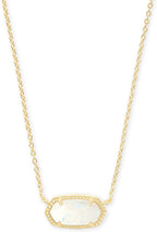 Kendra Scott Elisa Pendant Necklace for Women, Fashion Jewelry, 14K Gold-Plated