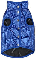 Padded Coat for Cats - Elevate Feline Fashion and Comfort! (Large, Navy Blue)