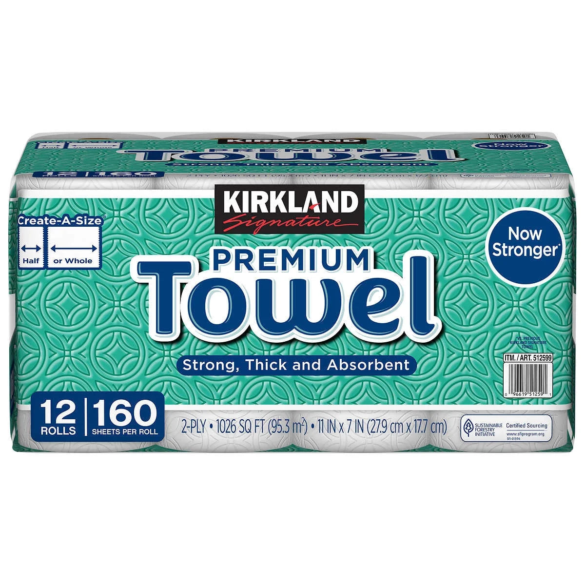 Create-A-Size Paper Towels 2-Ply 160 Sheets 12-Count