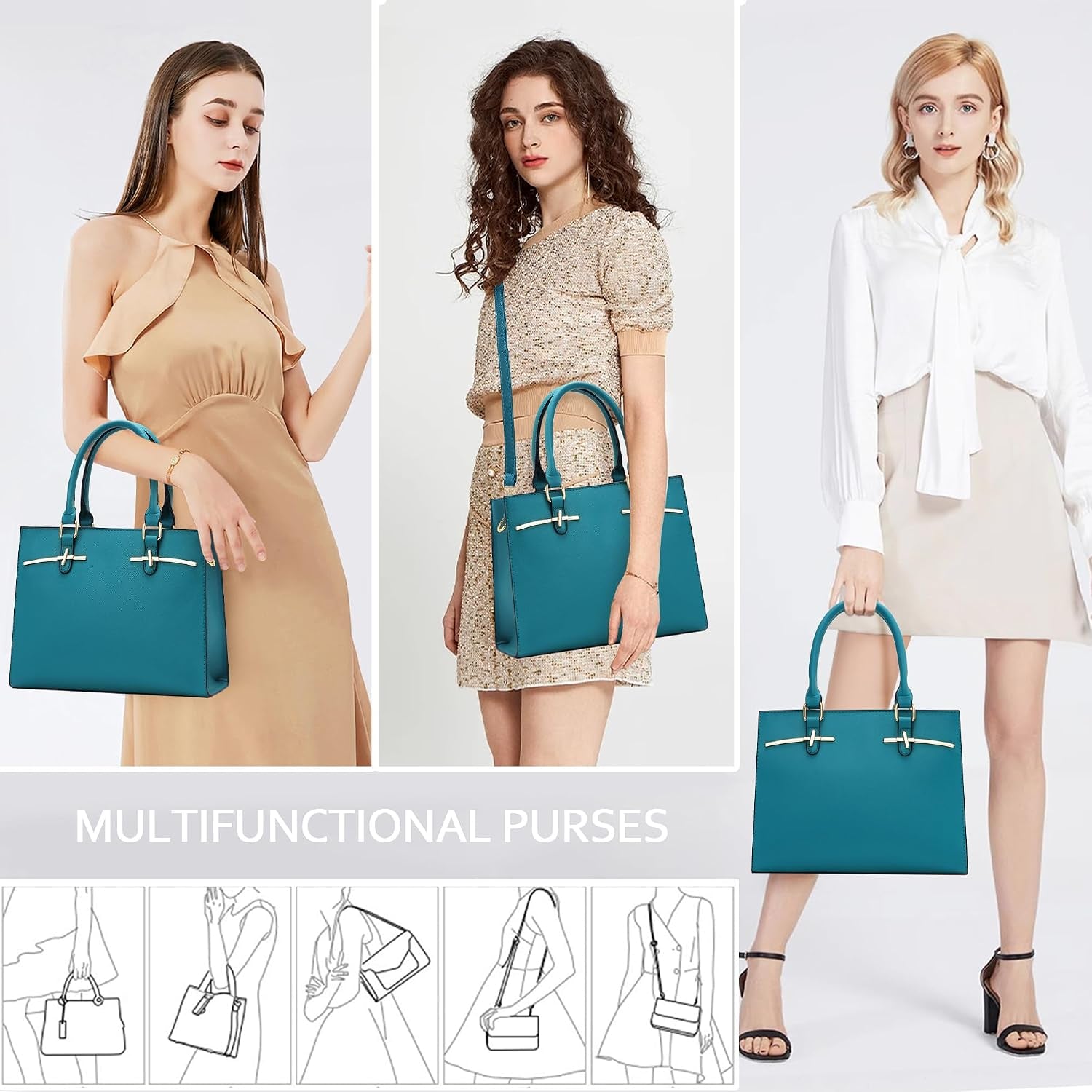 Purses for Women Crossbody Handbags Bags for Womens Shoulder Purse PU Leather Satchel Tote Bag Top Handle