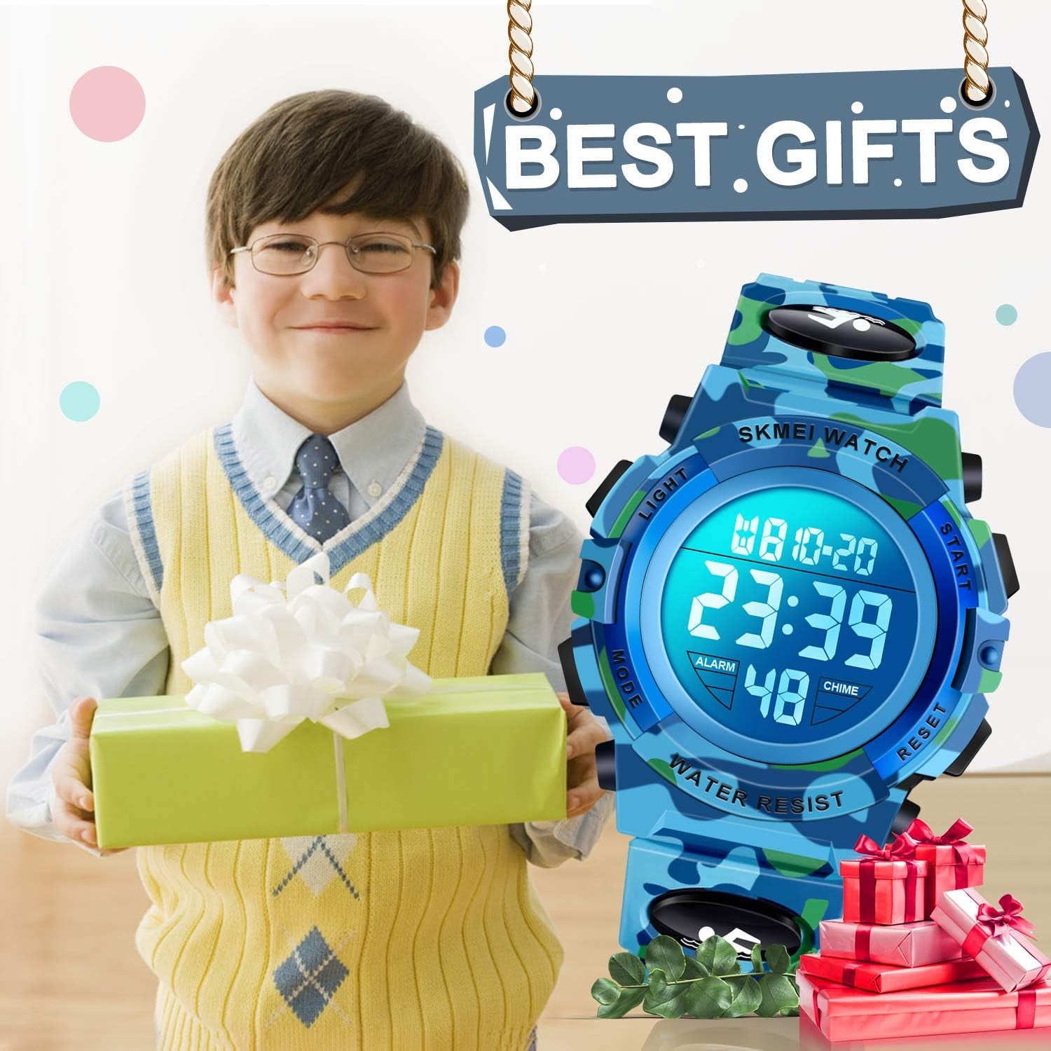 LED Digital Waterproof Watch for Kids - Kids Gifts