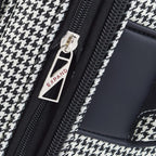 Oxford III 25" Expandable Spinner Black-White Houndstooth
